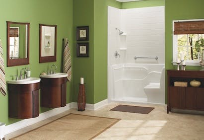 Aging in place bathroom