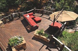 Organized outdoor space: Using decks to create a focus for outdoor living projec Organized outdoor space: Using decks to create a focus for outdoor living projec