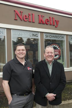 From left: Chad Ruhoff, manager of Home Performance, and Tom Kelly, president of From left: Chad Ruhoff, manager of Home Performance, and Tom Kelly, president of