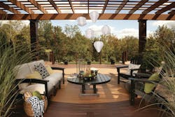 Decking companies such as Trex are becoming more outdoor-living focused by provi Decking companies such as Trex are becoming more outdoor-living focused by provi