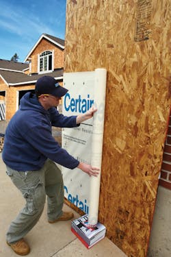 “It’s changing now, in the past, there was zero education on housewraps,” says B “It’s changing now, in the past, there was zero education on housewraps,” says B