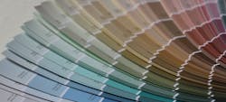 PPG fan deck for selecting exterior home colors PPG fan deck for selecting exterior home colors