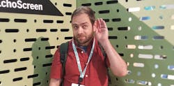 Michael Anschel at the Kirei booth at 2016 Greenbuild Michael Anschel at the Kirei booth at 2016 Greenbuild