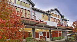 Image of commercial property with For Lease sign