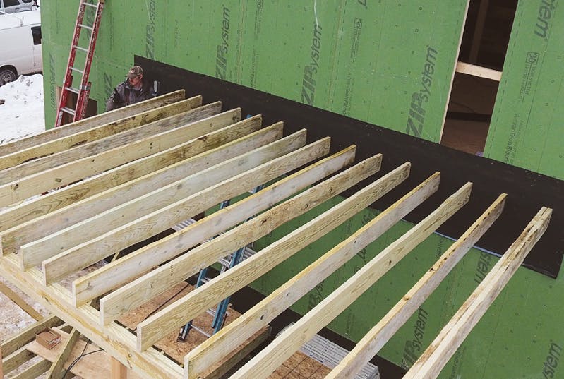 framing with thick zips