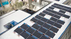 the LG solar array on this year's new american remodel