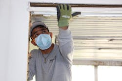 Window install mask Window install mask
