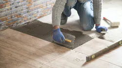 laying large format tiles
