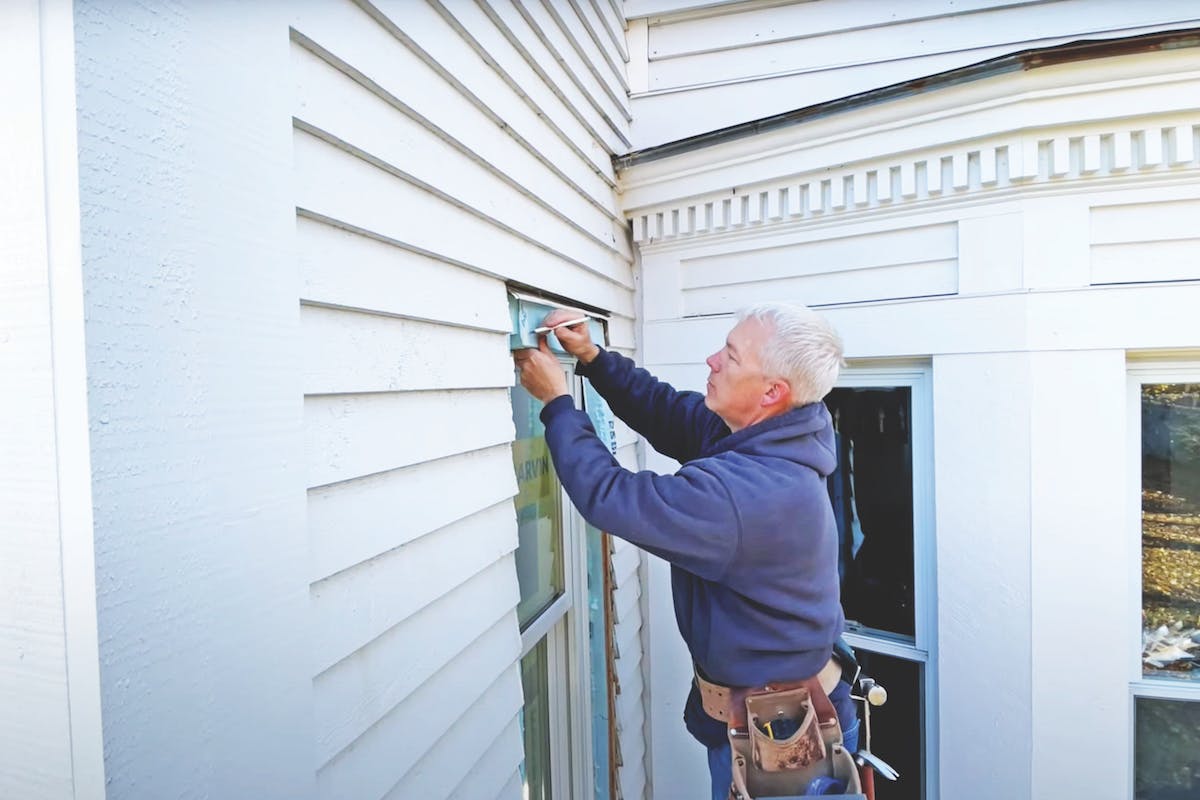 installing a new window in an old wall
