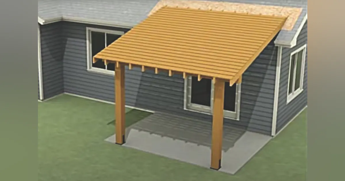 How to Attach a Patio Roof to an Existing House | Pro Remodeler