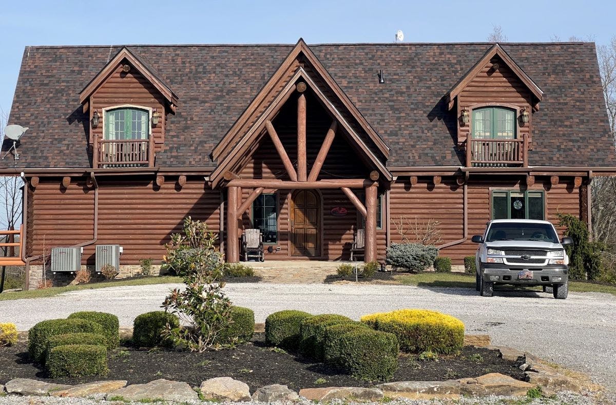 Owens Corning Bourbon roof shingle color