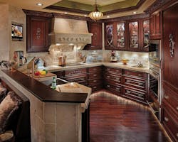 Cabinets have various shelf and drawer configurations that affect the amount of Cabinets have various shelf and drawer configurations that affect the amount of