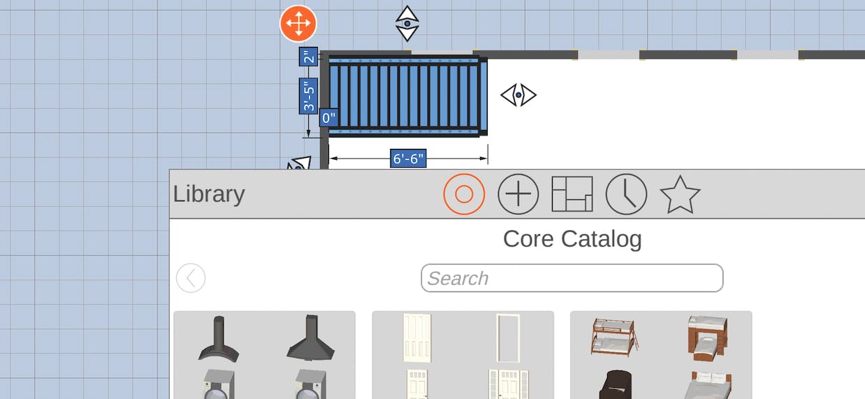 An example of using Chief Architect's Room Planner digital libraries