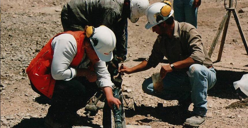 Geologists identify geological features that predict oil or mineral deposits are present, improving the chances by showing where to drill. The same concept applies to marketing and selling