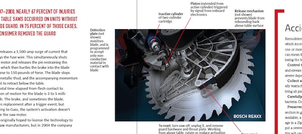 Sample page from Pro Remodeler's magazine redesign