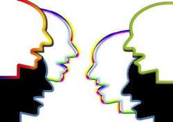 People talking People talking