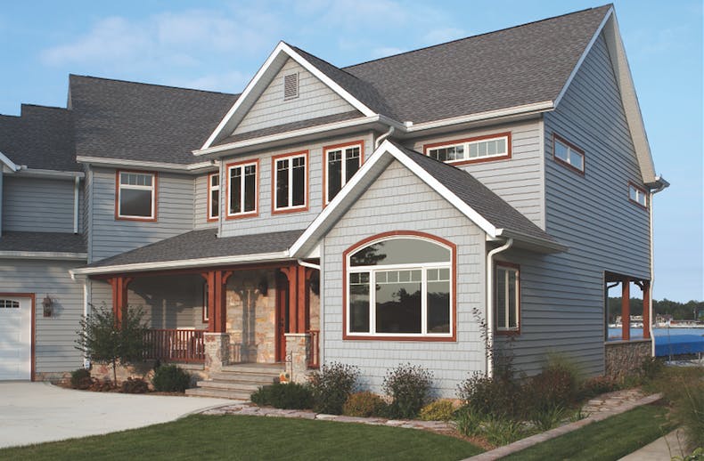 Mastic insulated siding