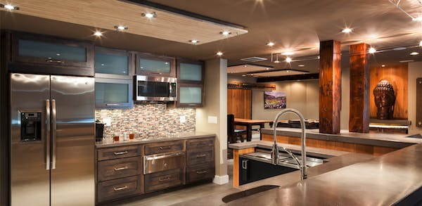 Reclaimed materials and industrial style in remodeling projects