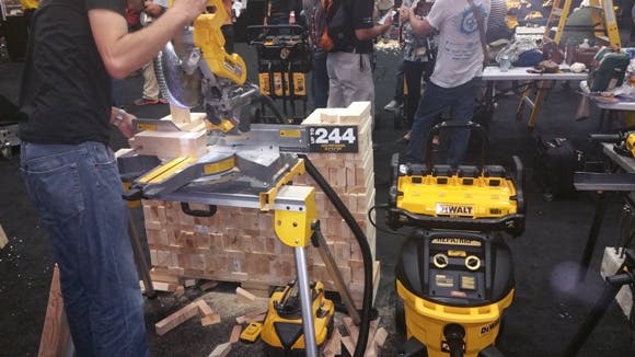 DeWalt 60v Sliding Compound Miter saw with Power Station