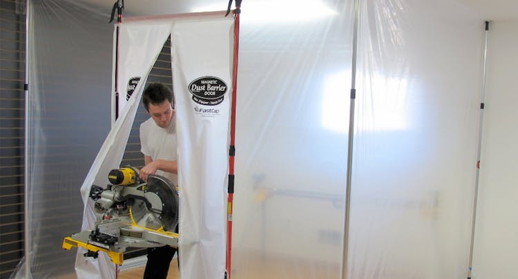 3rd Hand Magnetic Dust Barrier Door System from FastCap