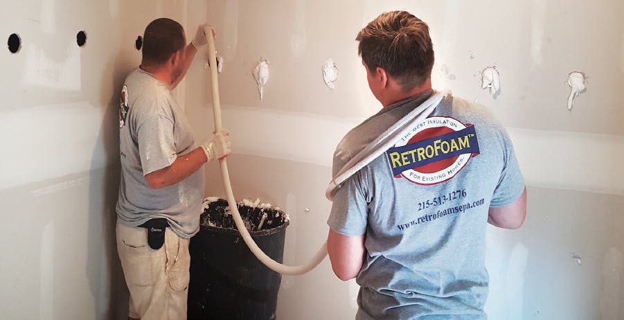 RetroFoam installation