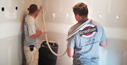 RetroFoam installation RetroFoam installation