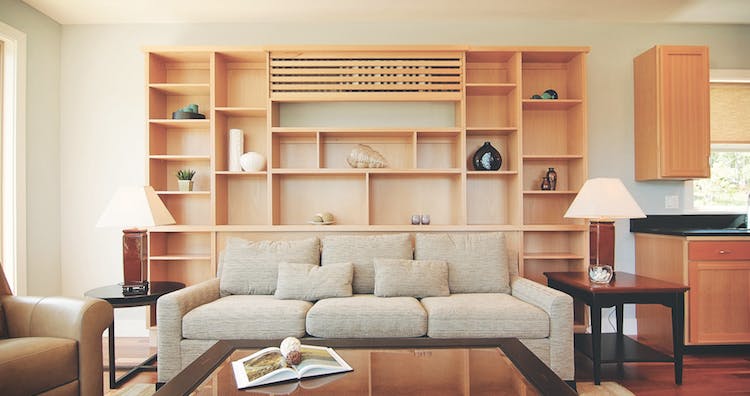 how to camouflage a mini split unit