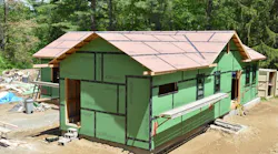 model remodel project with insulation
