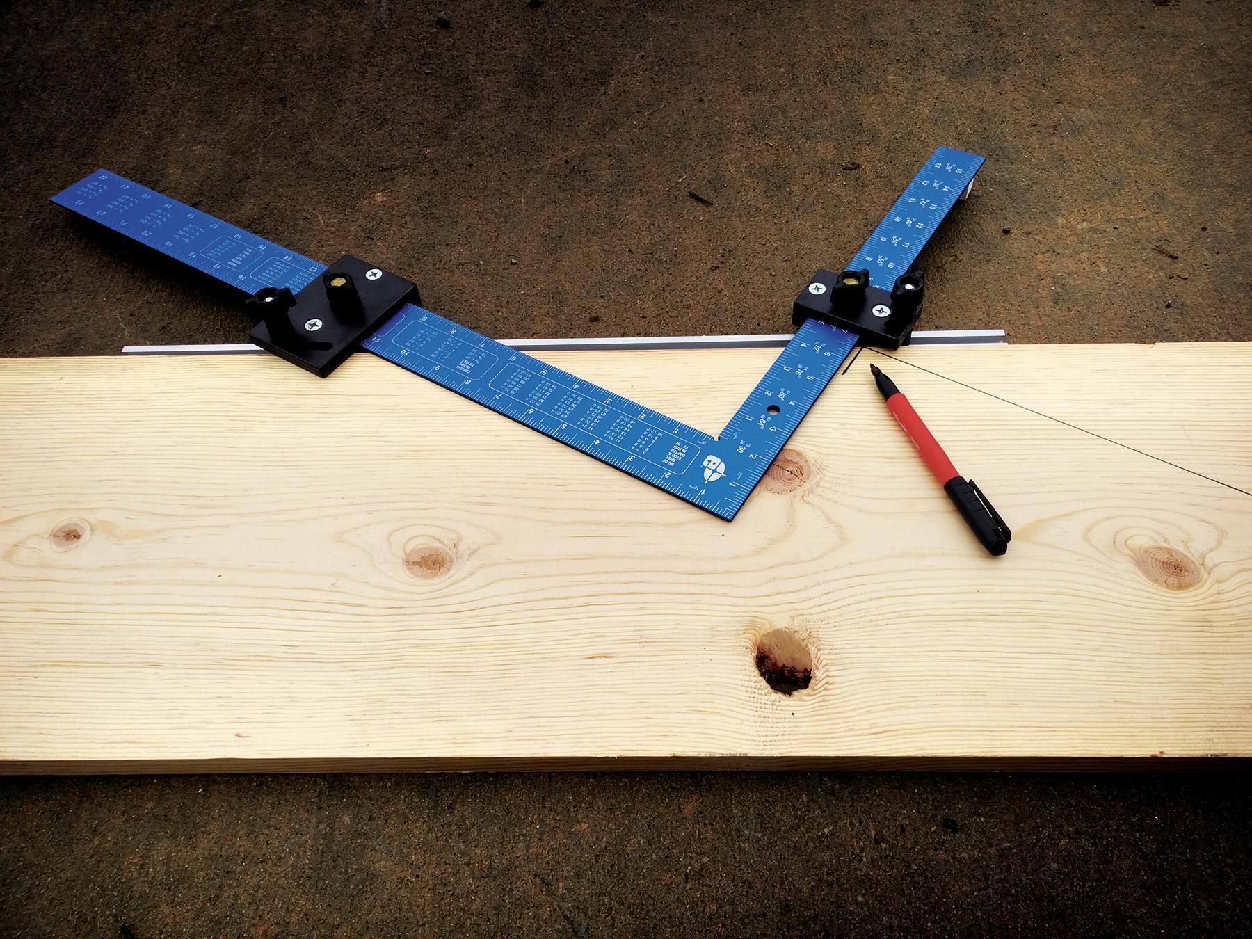 A woodhaven 8715v deluxe stair gauge