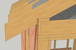 professional remodeler adding a space between exterior wall and roof for efficiency professional remodeler adding a space between exterior wall and roof for efficiency