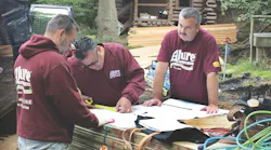 alure home works on a boat project
