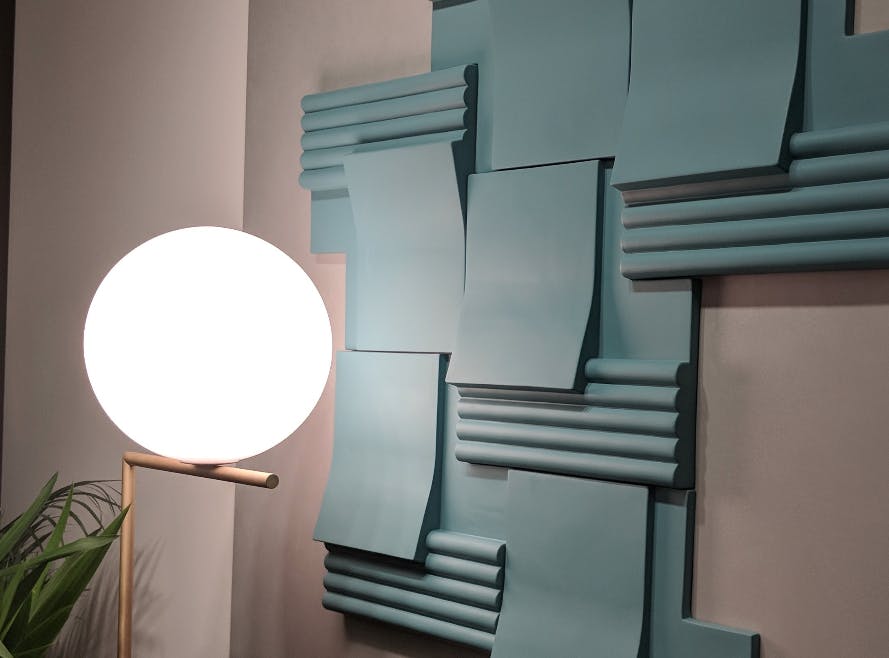 #D tile display at cersaie 2018