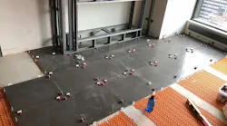 T-locks like these can help remodelers level floors easier