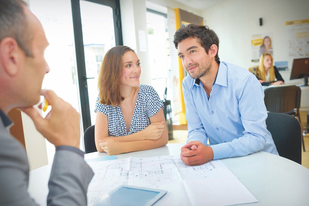 remodeler telling his client a story