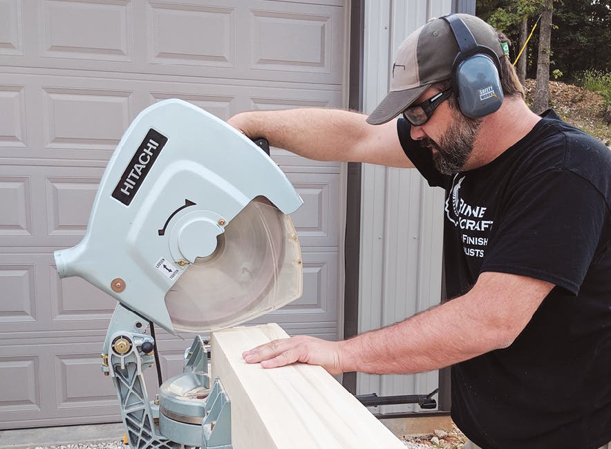 remodeler using a metabo miter saw