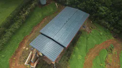 No glass, wo wracking, and one-quarter the weight of silicon panels