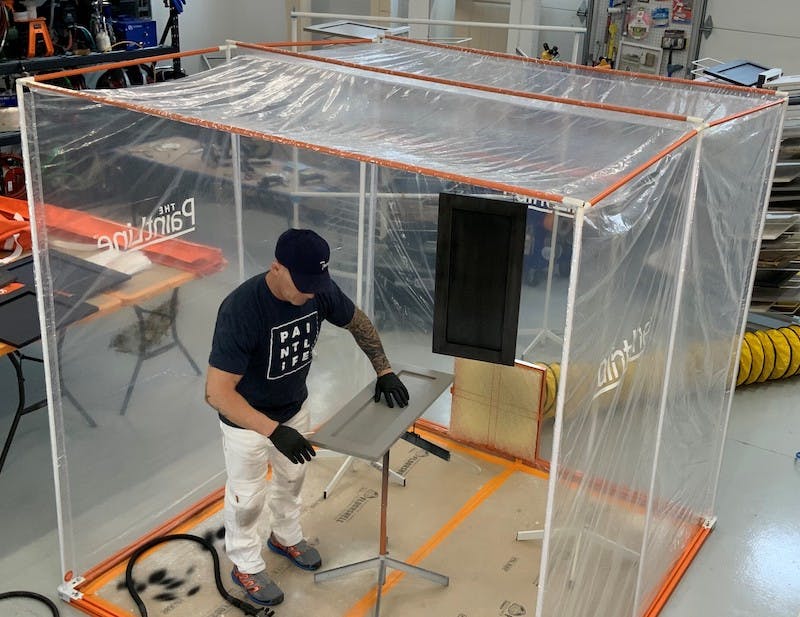 PaintLine Portable Jobsite Spray Booth