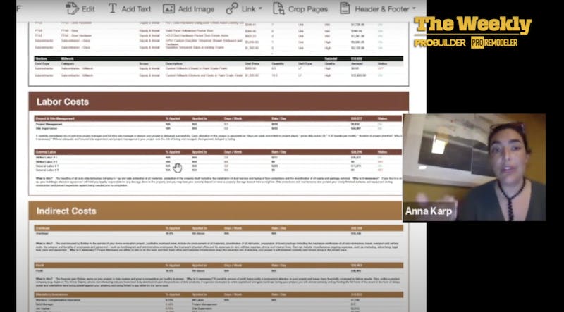 transparency in remodeling cost breakdown