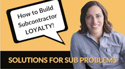 how to address the labor shortage with subcontractor loyalty