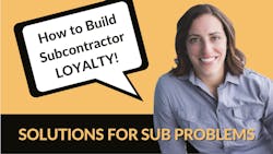 how to address the labor shortage with subcontractor loyalty how to address the labor shortage with subcontractor loyalty