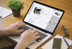 making a CAD drawing making a CAD drawing