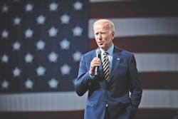 Joe Biden giving speech Joe Biden giving speech