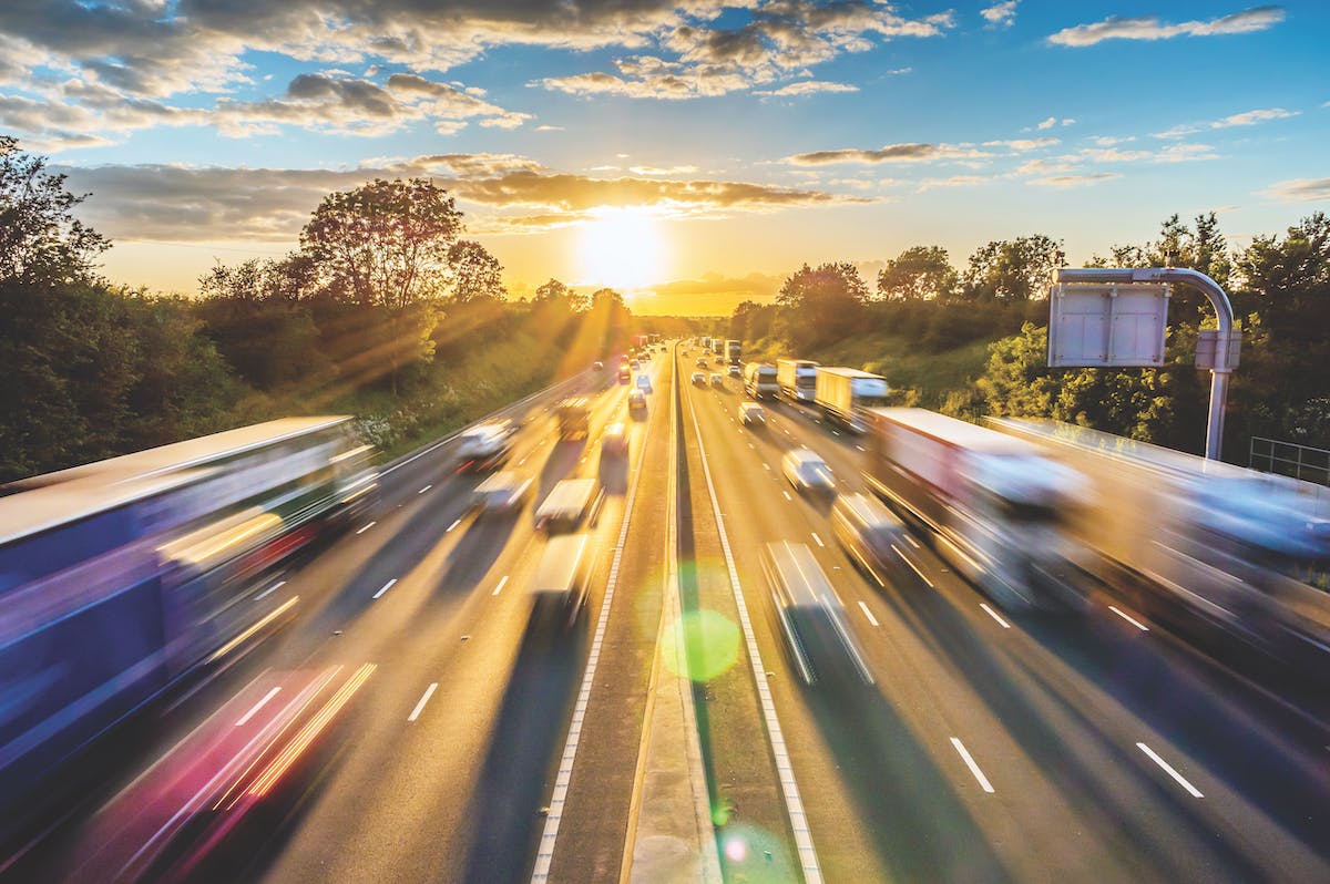 cars using a highway