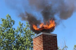chimney fire chimney fire