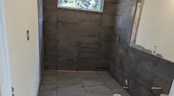 curbless shower