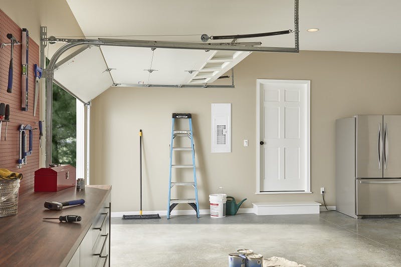 Leviton Smart Breakers installed in a renovated basement for enhanced energy data and safety