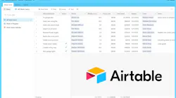 Contractors can use Airtable for data-sharing and real-time KPI tracking.