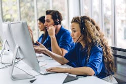 Telemarketing call center employees Telemarketing call center employees