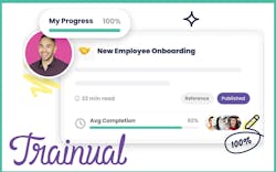 Example of Trainual's onboarding platform Example of Trainual's onboarding platform