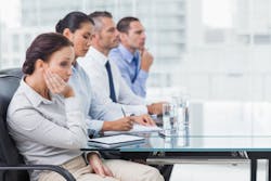 Eliminate boring meetings Eliminate boring meetings